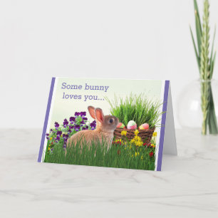 Osterhase Grußkarte für Kinder Karte