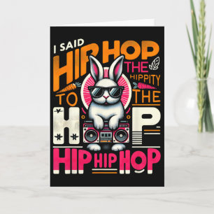 Osterhase Hip Hop Hoppelig Lustige Frauen Mädchen Karte