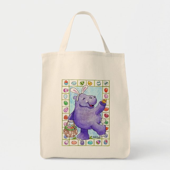 Osterhase Hippo Tragetasche (Vorne)