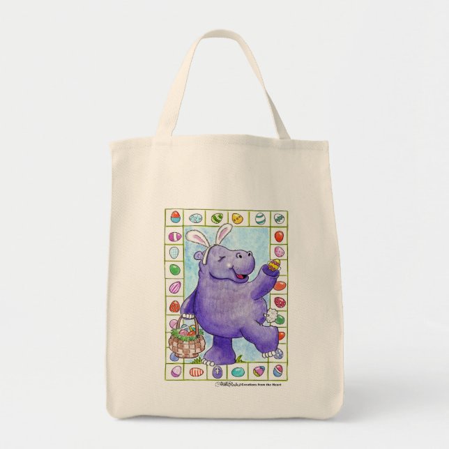 Osterhase Hippo Tragetasche (Vorne)