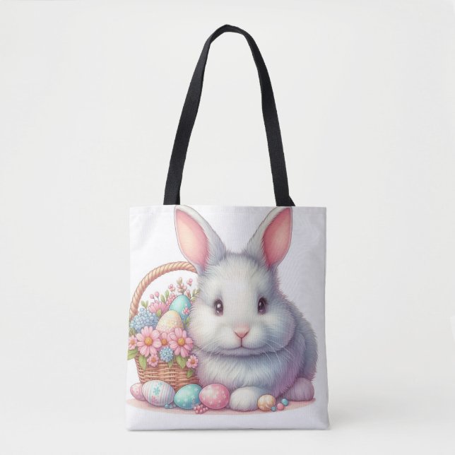 Osterhase Hübsche Pastete Tasche (Vorderseite)
