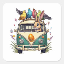 Osterhase im Bus mit Vogelfreunden - Frühjahr 2008