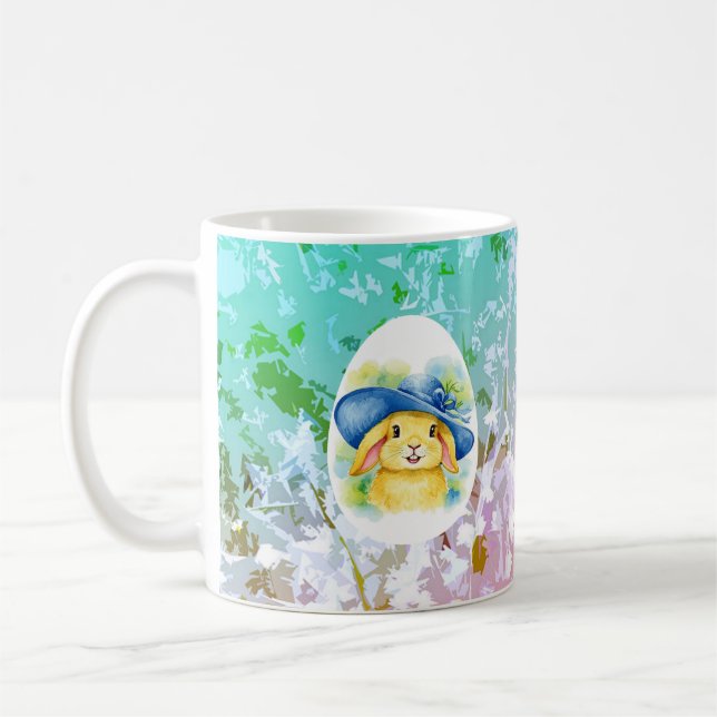 Osterhase im Ei Kaffeetasse (Links)
