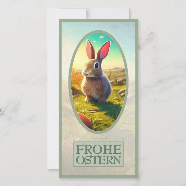 Osterhase im Frühlingszauber (Vorderseite)