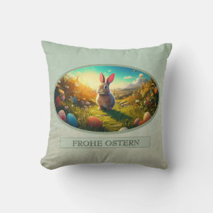 Osterhase im Frühlingszauber Kissen