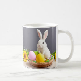 Osterhase im Korb Kaffeetasse