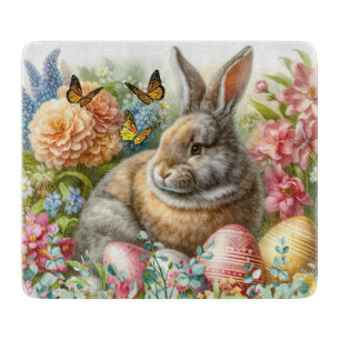 Osterhase im Vintage-Stil, Schneidbrett für Feiert Schneidebrett