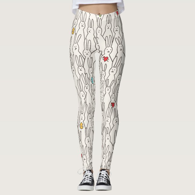 Osterhase: Joyful Seamless Fun. Leggings (Vorderseite)