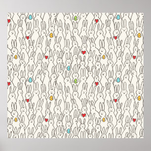 Osterhase: Joyful Seamless Fun. Poster