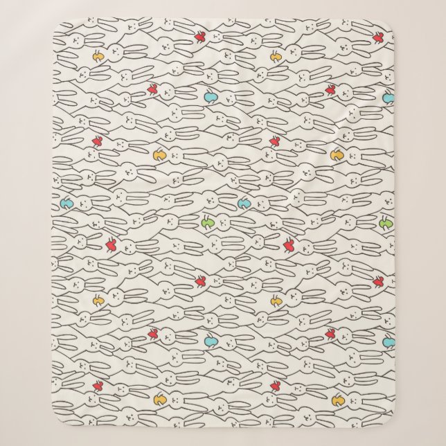 Osterhase: Joyful Seamless Fun. Sherpadecke (Vorderseite)