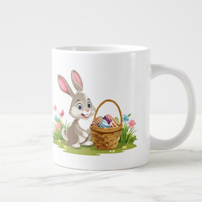Osterhase Jumbo-Tasse (Rechts)
