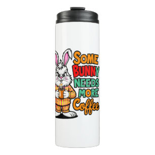 Osterhase: Kaffee Lover Freuden Thermosbecher
