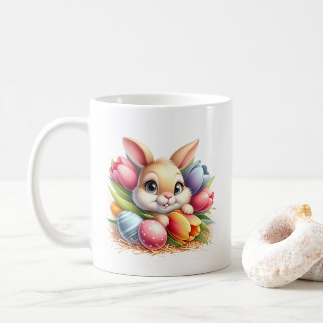 Osterhase  kaffeetasse (Mit Donut)