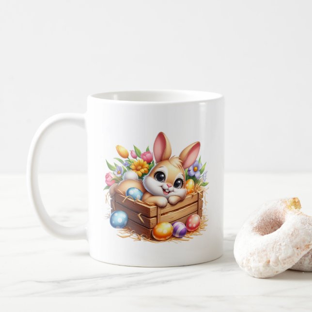 Osterhase  kaffeetasse (Mit Donut)