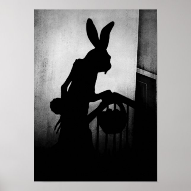 Osterhase kommt poster (Vorne)