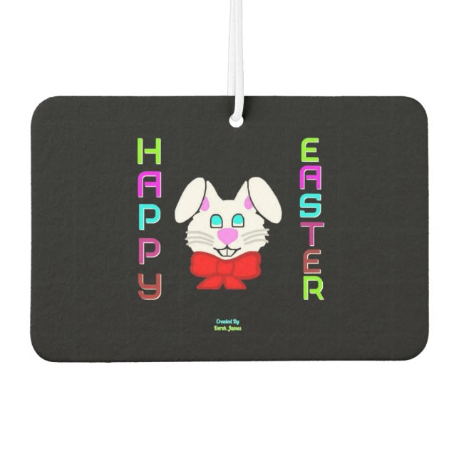 Osterhase Landschaft Rectangle Air Freshener Autolufterfrischer (Vorderseite)