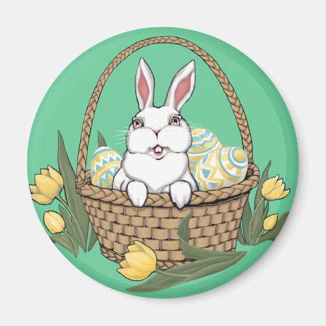 Osterhase Magnet Festliche Osterdekore (Vorne)