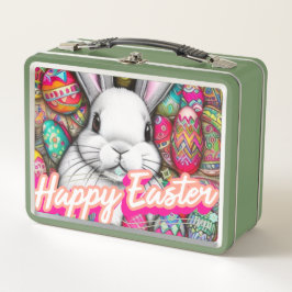 Osterhase Metall Brotdose