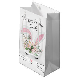 Osterhase mit Blume Kleine Geschenktüte