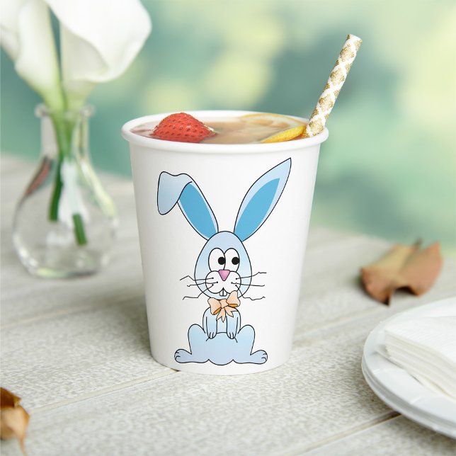 Osterhase mit Bow-Krawatte Pappbecher (Von Creator hochgeladen)