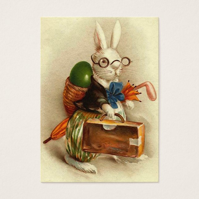 Osterhase mit Brille (Vorderseite)