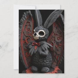 Osterhase mit dunkler Drehung Feiertagskarte