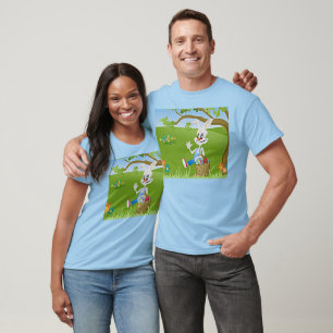 Osterhase mit Eiern Unisex T-Shirt
