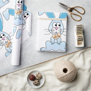 Osterhase mit Fliege Geschenkpapier
