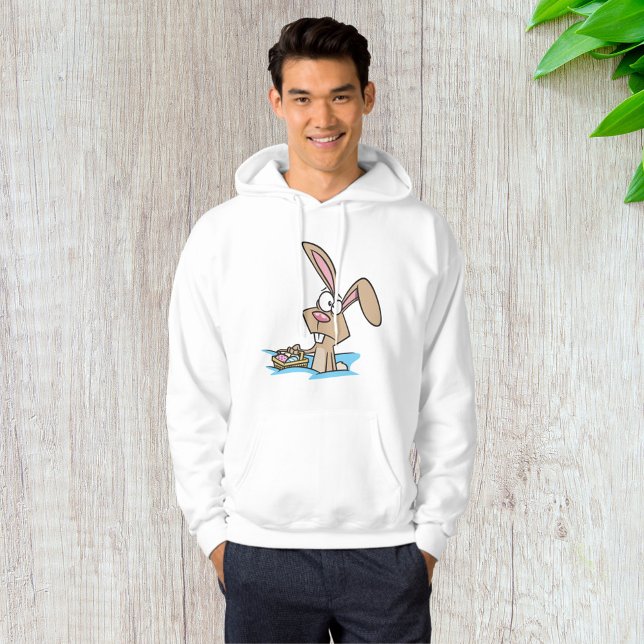 Osterhase mit Korbgeflecht Hoodie (Von Creator hochgeladen)