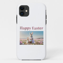 Osterhase mit Ostereiern Happy Osterfest Case-Mate iPhone Hülle