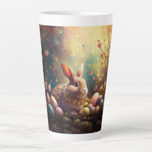 Osterhase mit Ostereiern Milchtasse