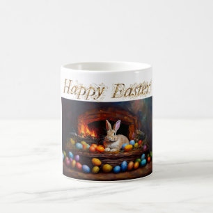 Osterhase mit Ostereiern Ostern Kaffeetasse