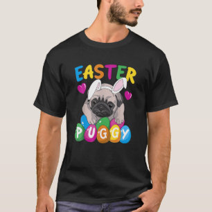 Osterhase Mops Niedlicher Hund Französischer Mops  T-Shirt