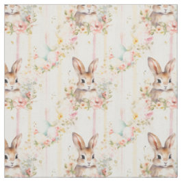 Osterhase Nahtloser Stoff – Pastell Süßer Hase 