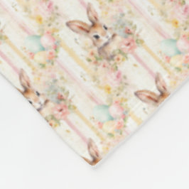 Osterhase Nahtloser Stoff – Pastell Süßer Hase  Fleecedecke