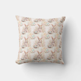 Osterhase Nahtloser Stoff – Pastell Süßer Hase  Kissen