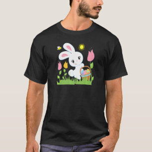 Osterhase Niedlich Gewitterter Eggenjagd Christlic T-Shirt