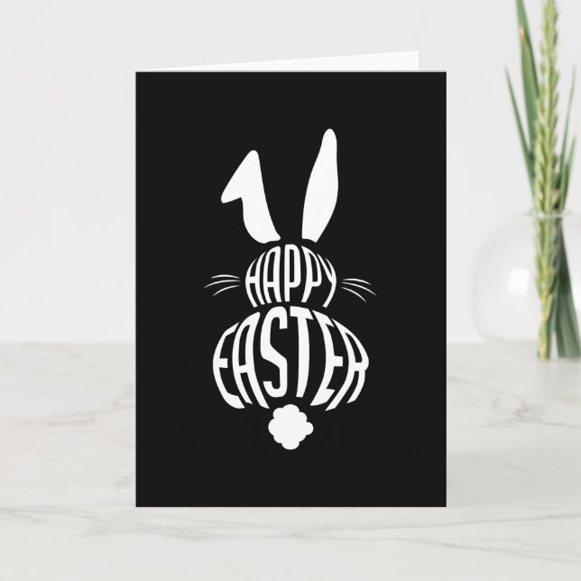 Osterhase Ostereier Eier Frühlingsgeschenk Karte (Vorderseite)