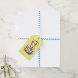 Osterhase & Ostereier Kunstwerk Geschenkanhänger