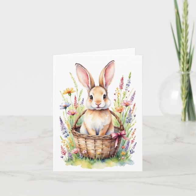 Osterhase Osterhase Osterkarte 3 Dankeskarte (Vorderseite)