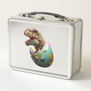 Osterhase Ostern Dinosaurier Egg Osterfreund Metall Brotdose