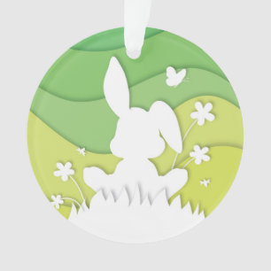 Osterhase Paperta Frühlingsferien Ornament