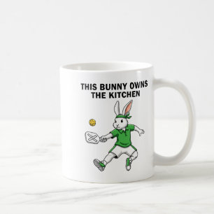 Osterhase-Pickleball-Spieler Dieses Kaninchen besi Kaffeetasse