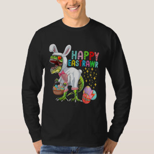 Osterhase Rex Dinosaurier Ei  2023 Frohe OstRAWR T-Shirt