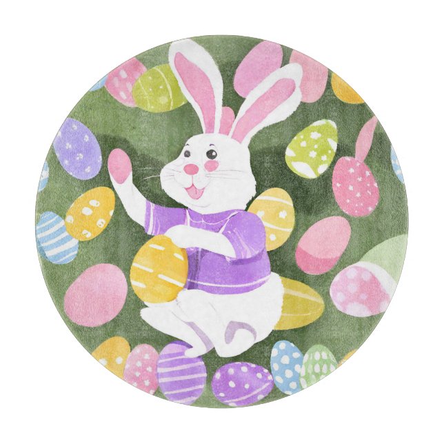 Osterhase Schneidebrett (Vorderseite)