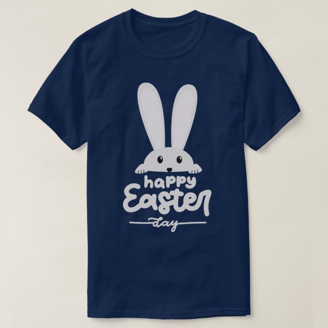 Osterhase Schöne Ostern T-Shirt (Design vorne)
