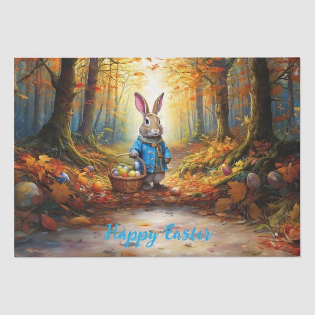 Osterhase  seidenpapier (Vorderseite)