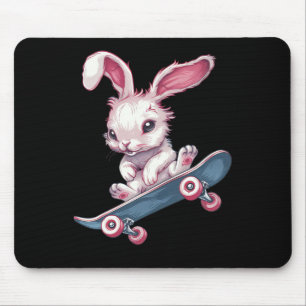 Osterhase Skateboarding Hase Skateboarder Ska Mousepad