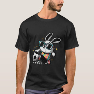 Osterhase spielt Fußball Cute Footll Jungen Kinder T-Shirt