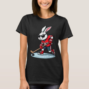 Osterhase spielt Hockey T-Shirt